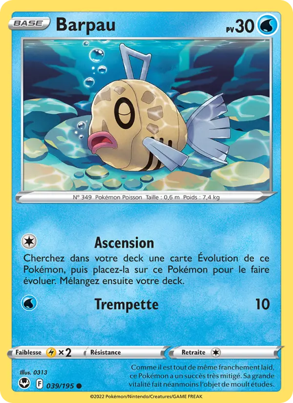 Barpau – carte Pokémon TCG Commune n°039
