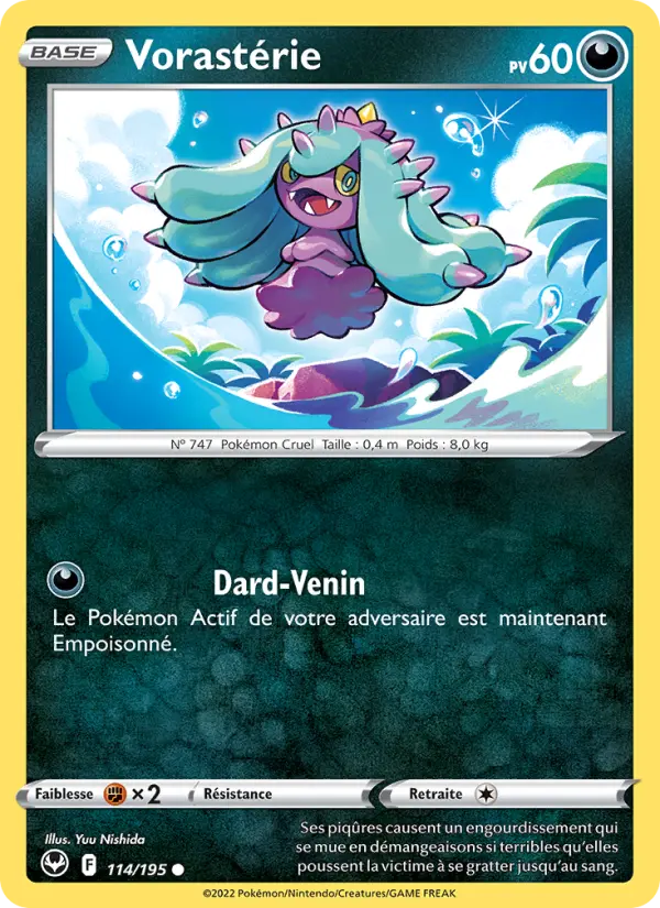 Vorastérie – carte Pokémon TCG Commune n°114
