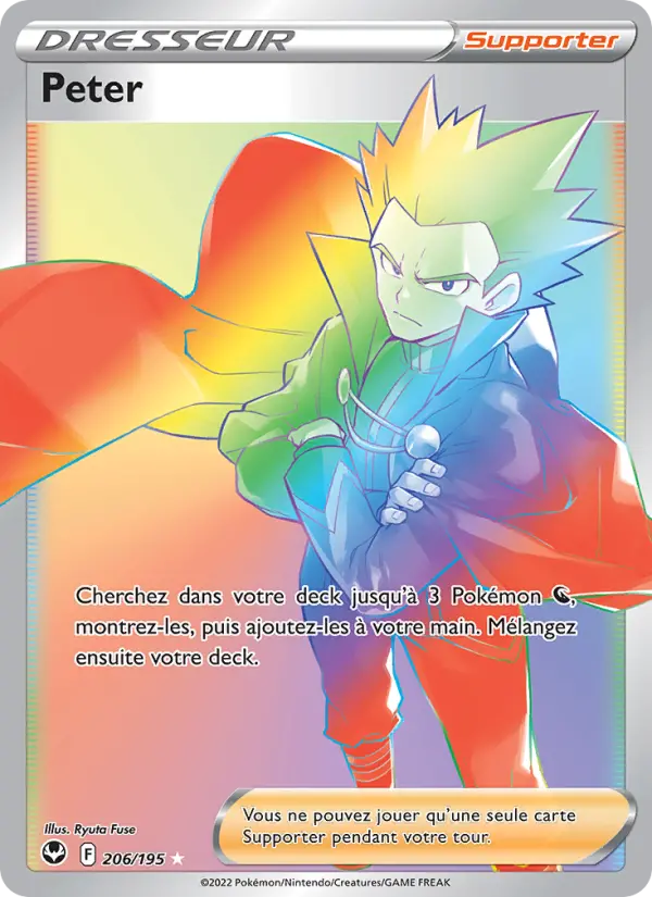Peter – carte Pokémon TCG Magnifique rare n°206