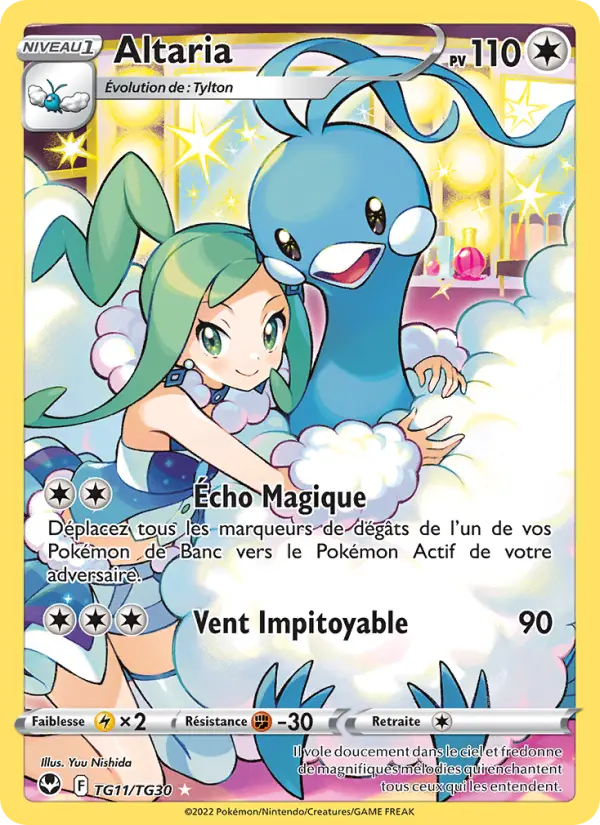 Altaria – carte Pokémon TCG Holo Rare n°TG11