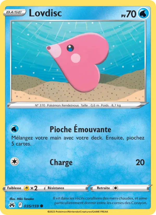 Lovdisc – carte Pokémon TCG Commune n°035