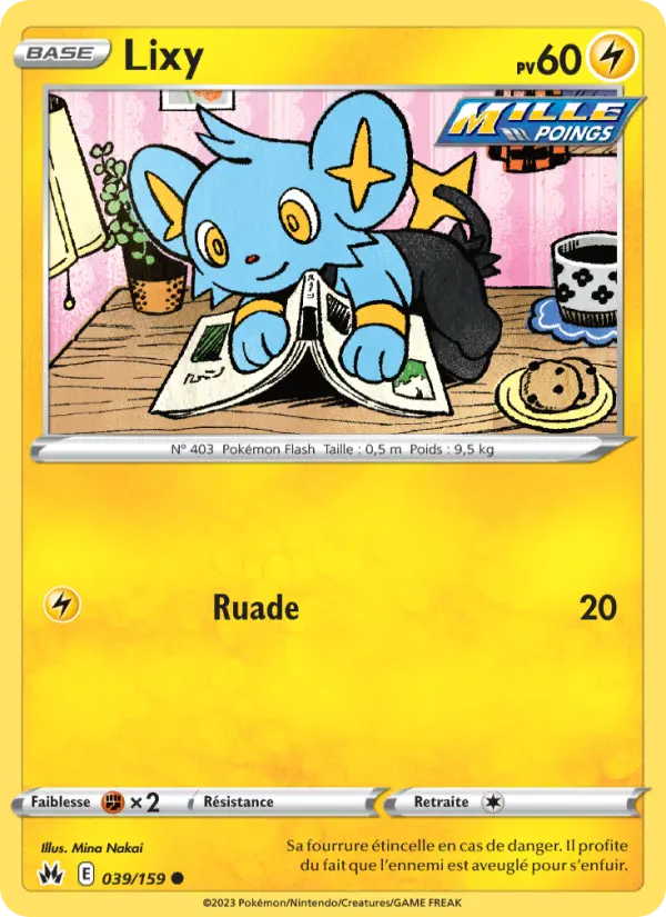 Lixy – carte Pokémon TCG Commune n°039