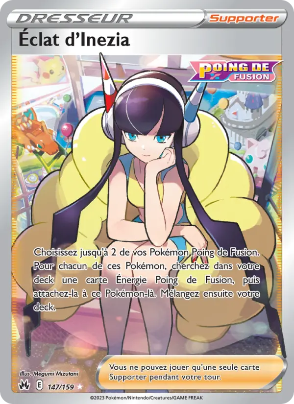 Éclat d'Inezia – carte Pokémon TCG Ultra Rare n°147