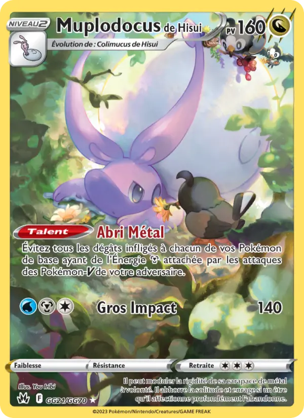 Muplodocus de Hisui – carte Pokémon TCG Rare n°GG21