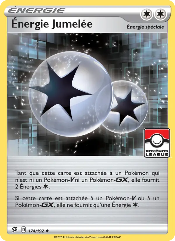 Énergie Jumelée – carte Pokémon TCG Peu Commune n°174