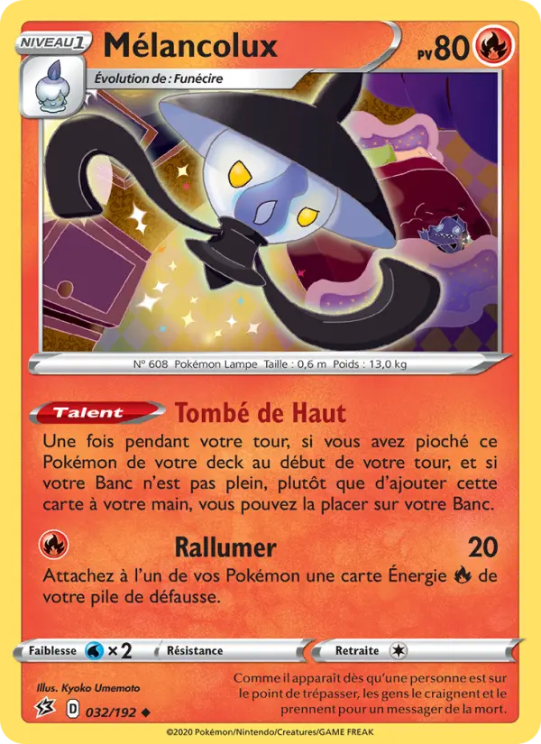 Mélancolux – carte Pokémon TCG Peu Commune n°32