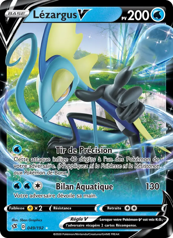 Lézargus V – carte Pokémon TCG Holo Rare V n°49