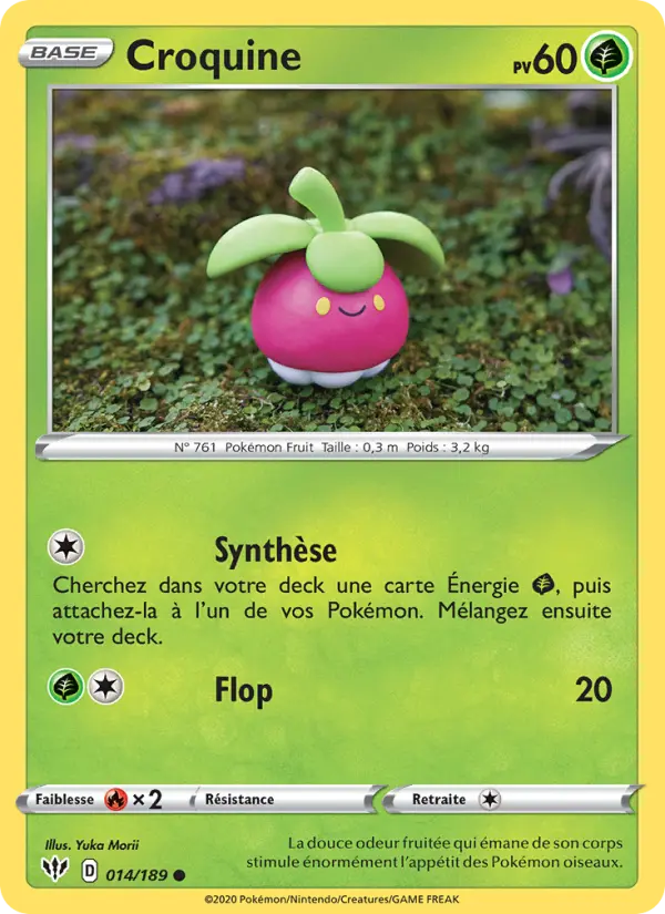Croquine – carte Pokémon TCG Commune n°14