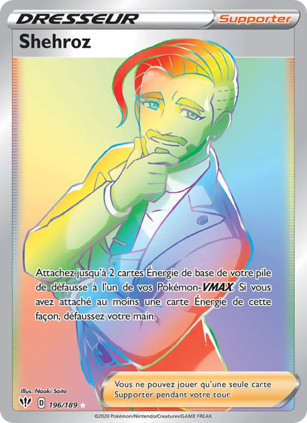 Shehroz – carte Pokémon TCG Magnifique rare n°196