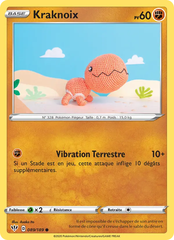 Kraknoix – carte Pokémon TCG Commune n°89