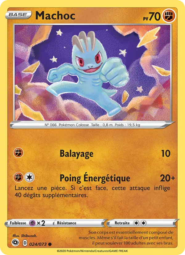 Machoc – carte Pokémon TCG Commune n°24