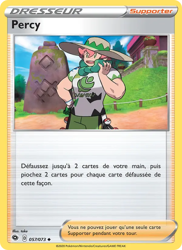 Percy – carte Pokémon TCG Peu Commune n°57
