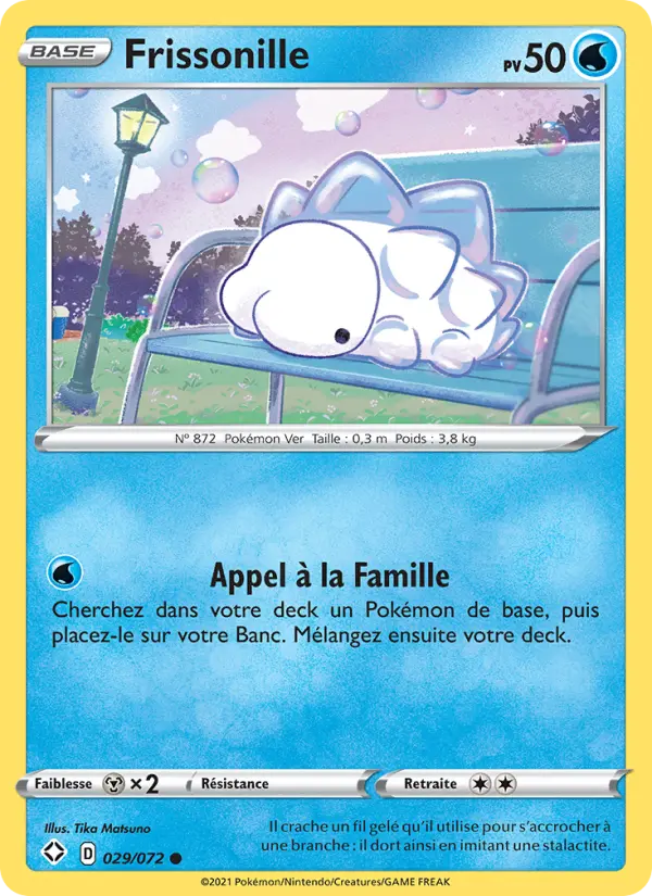 Frissonille – carte Pokémon TCG Commune n°29