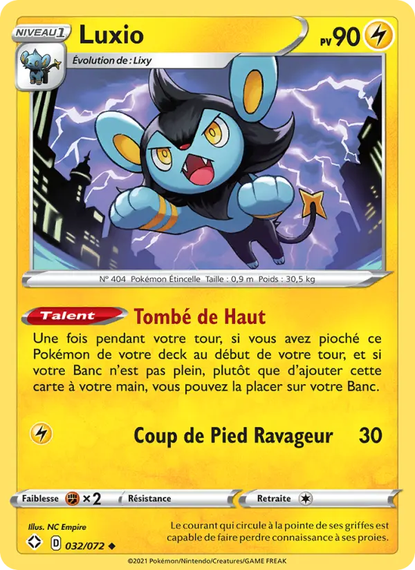 Luxio – carte Pokémon TCG Peu Commune n°32