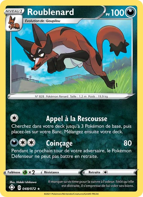 Roublenard – carte Pokémon TCG Holo Rare n°48