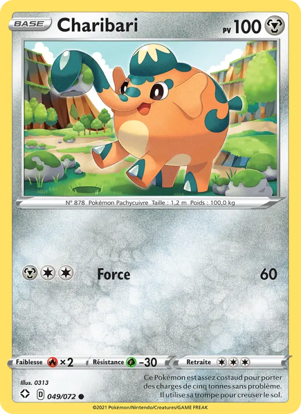 Charibari – carte Pokémon TCG Commune n°49