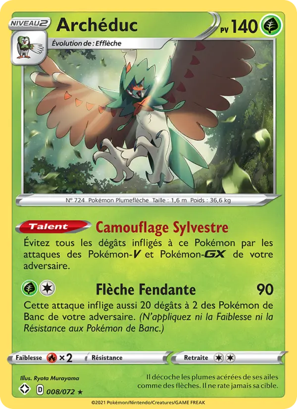 Archéduc – carte Pokémon TCG Rare n°8