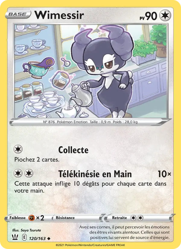 Wimessir – carte Pokémon TCG Peu Commune n°120