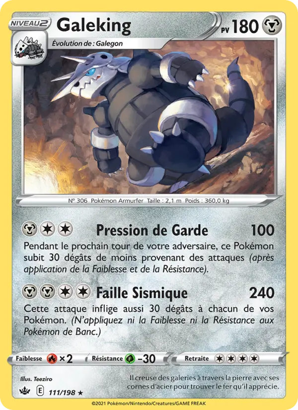 Galeking – carte Pokémon TCG Rare n°111