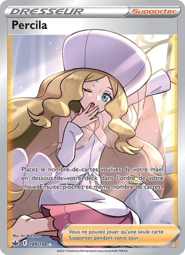 Percila – carte Pokémon TCG Ultra Rare n°189