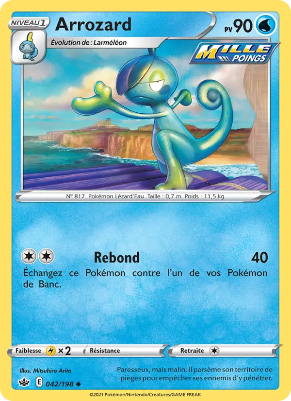 Arrozard – carte Pokémon TCG Peu Commune n°42