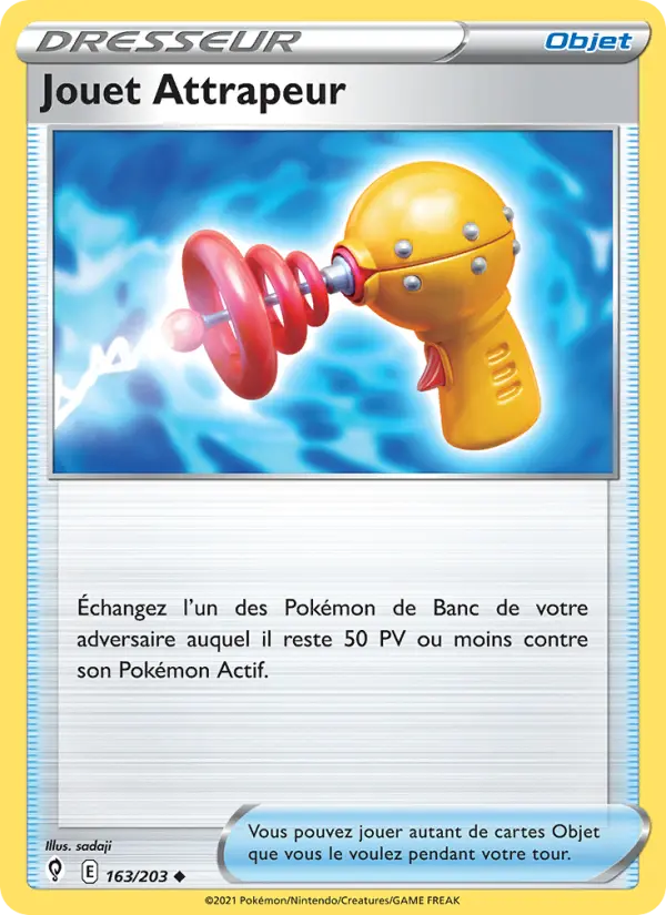 Jouet Attrapeur – carte Pokémon TCG Peu Commune n°163