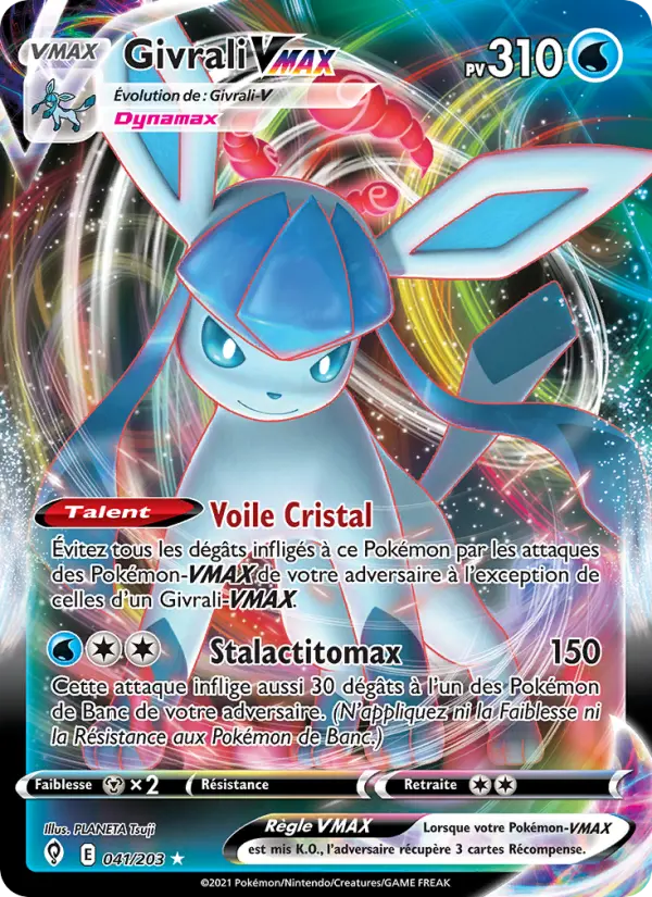 Givrali VMAX – carte Pokémon TCG Holo Rare VMAX n°41