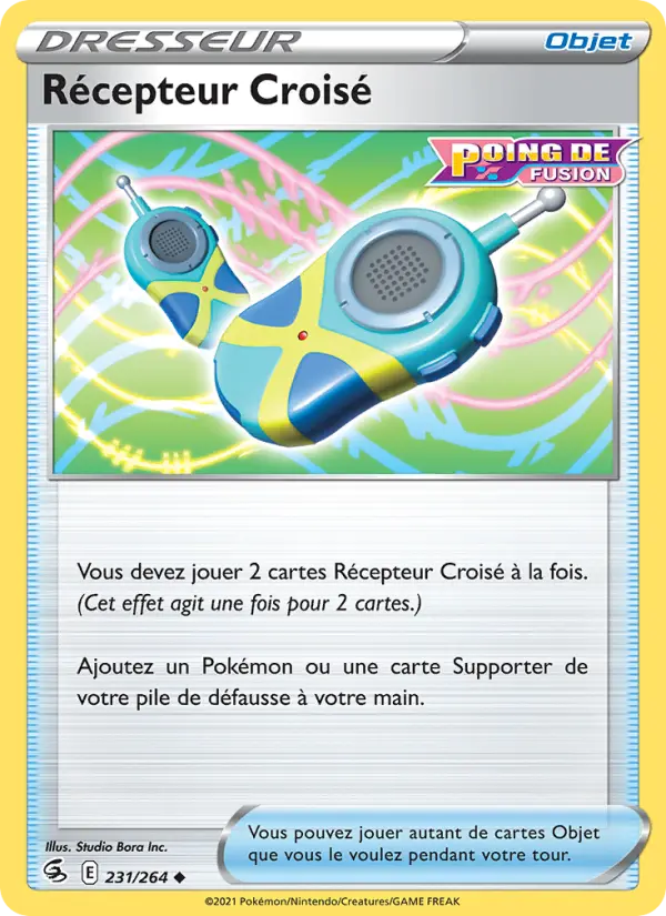 Récepteur Croisé – carte Pokémon TCG Peu Commune n°231