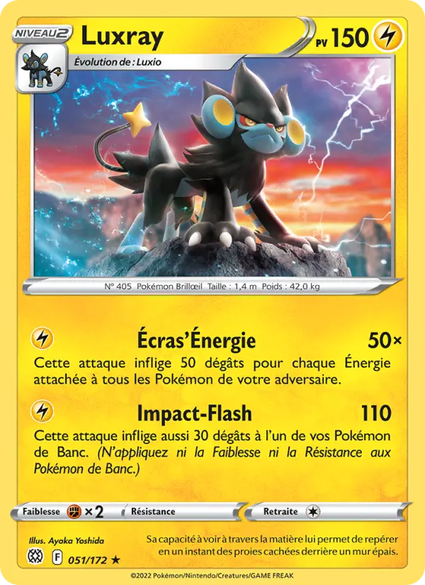 Luxray – carte Pokémon TCG Rare n°051