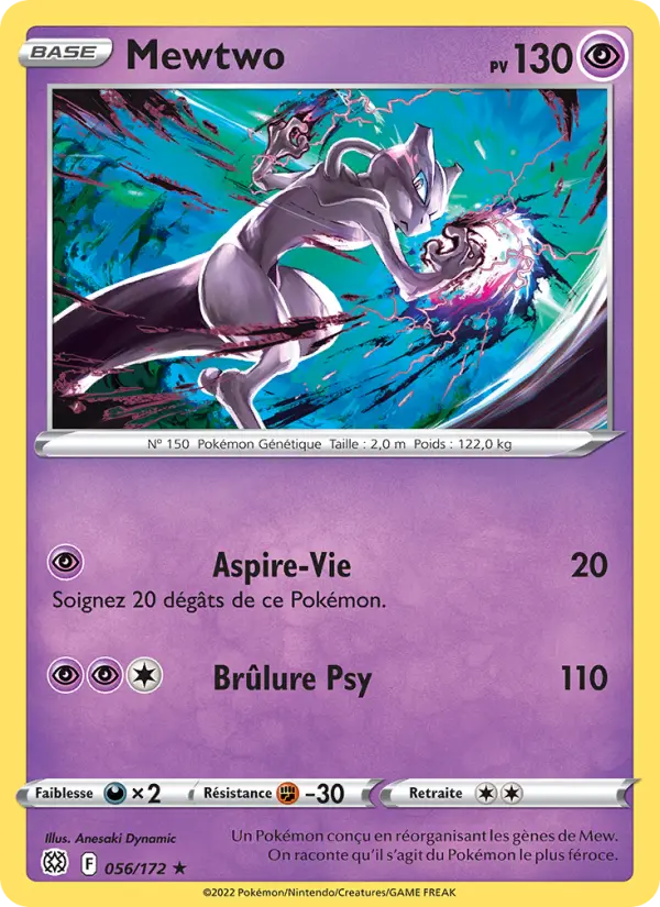 Mewtwo – carte Pokémon TCG Rare n°056