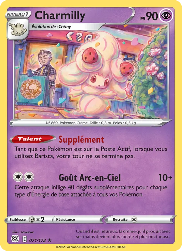 Charmilly – carte Pokémon TCG Rare n°071