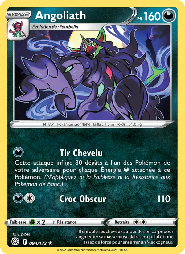 Angoliath – carte Pokémon TCG Rare n°094