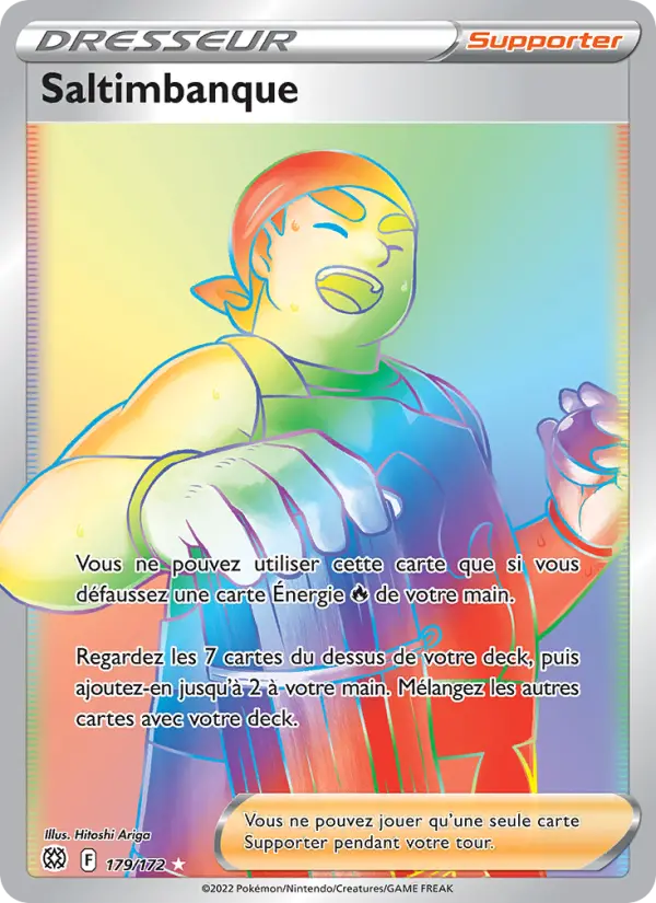Saltimbanque – carte Pokémon TCG Magnifique rare n°179