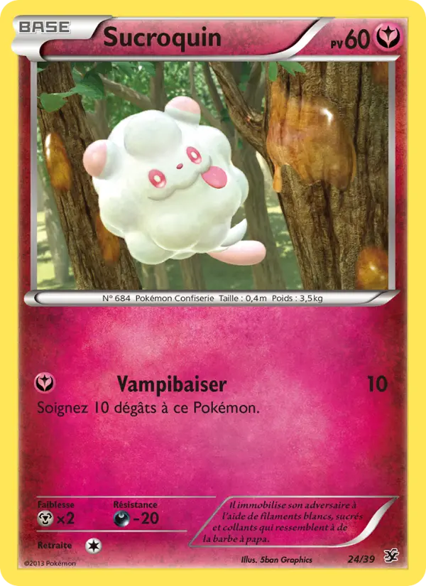 Sucroquin – carte Pokémon TCG Sans Rareté n°24