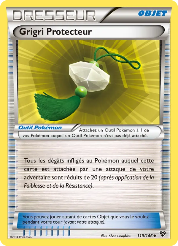 Grigri Protecteur – carte Pokémon TCG Peu Commune n°119