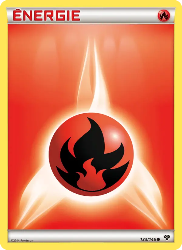 Énergie Feu – carte Pokémon TCG Commune n°133