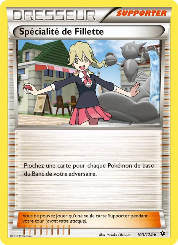 Spécialité de Fillette – carte Pokémon TCG Peu Commune n°103