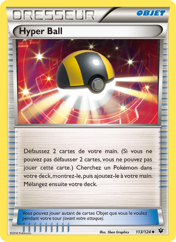 Hyper Ball – carte Pokémon TCG Peu Commune n°113