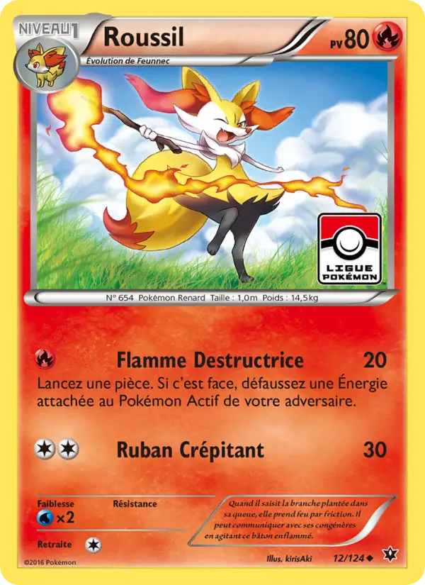 Roussil – carte Pokémon TCG Peu Commune n°12