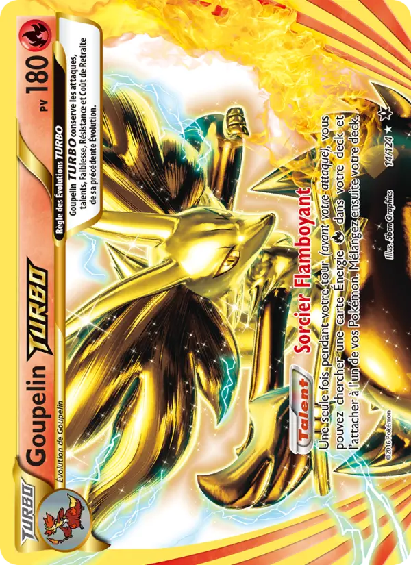 Goupelin TURBO – carte Pokémon TCG Ultra Rare n°14