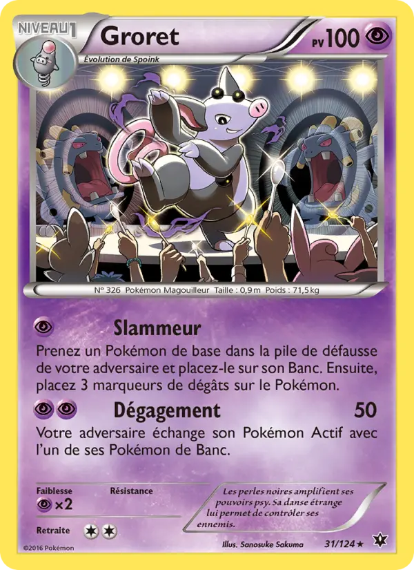 Groret – carte Pokémon TCG Rare n°31