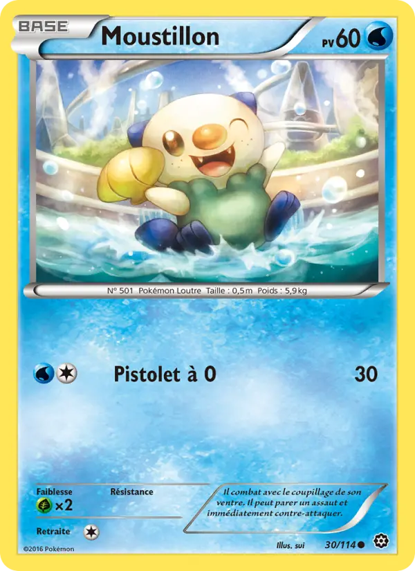 Moustillon – carte Pokémon TCG Commune n°30