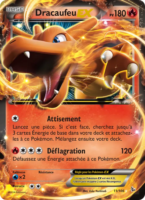 Dracaufeu EX – carte Pokémon TCG Ultra Rare n°11