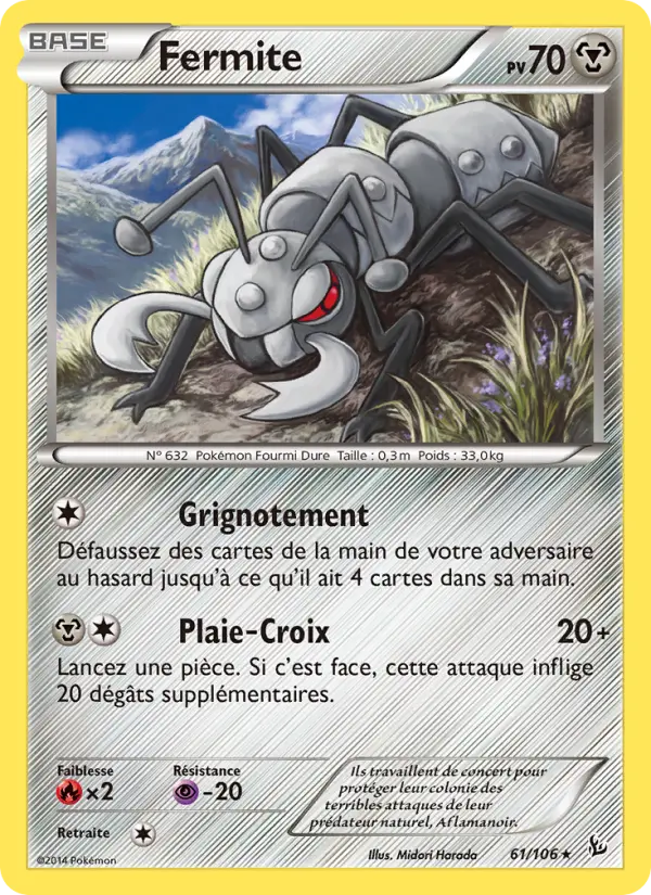 Fermite – carte Pokémon TCG Rare n°61