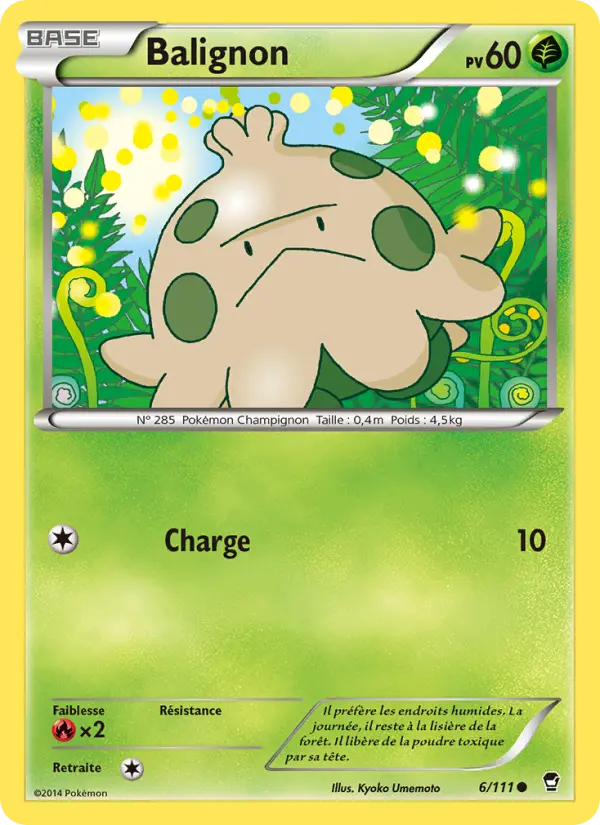 Balignon – carte Pokémon TCG Commune n°6