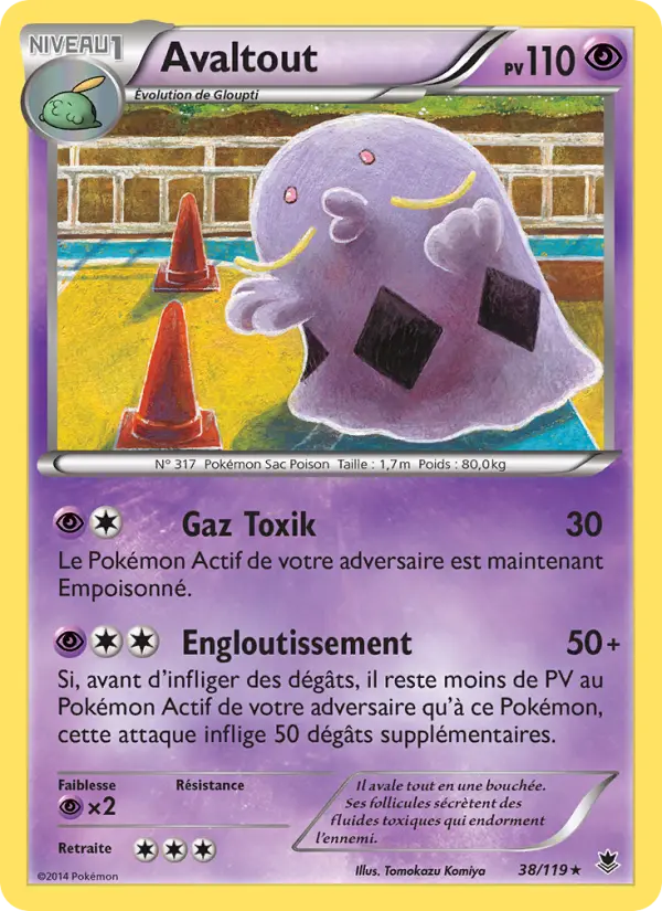 Avaltout – carte Pokémon TCG Rare n°38