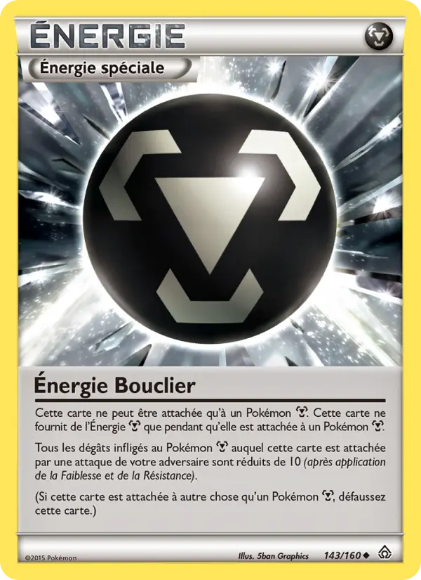 Énergie Bouclier – carte Pokémon TCG Peu Commune n°143