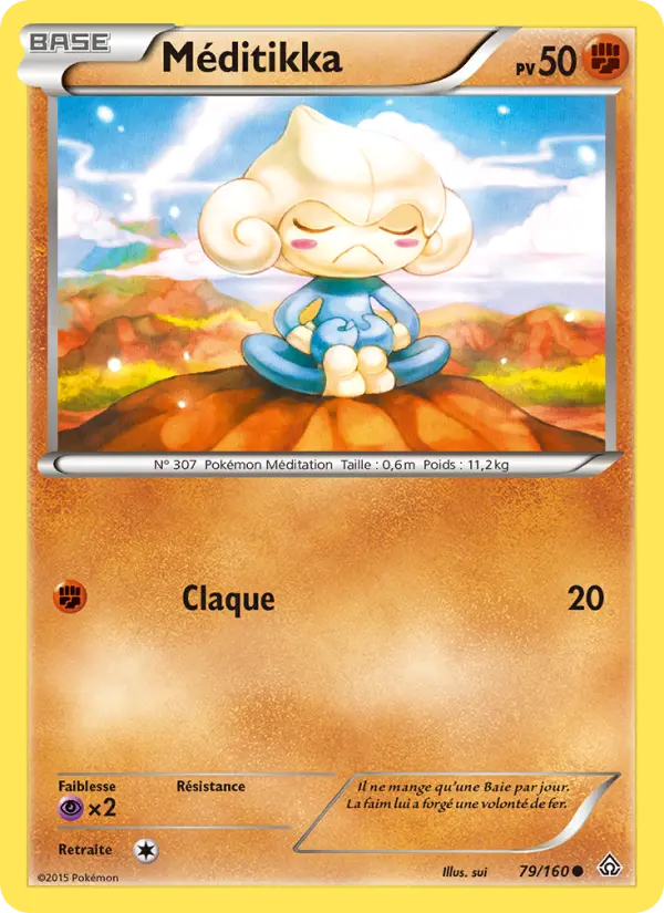 Méditikka – carte Pokémon TCG Commune n°79