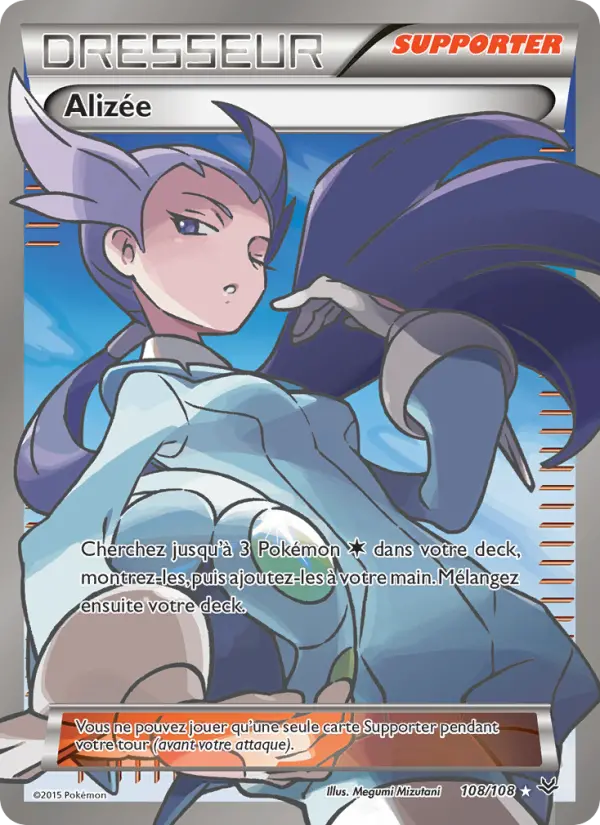 Alizée – carte Pokémon TCG Ultra Rare n°108