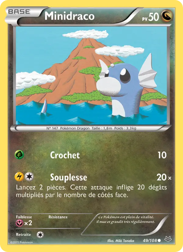 Minidraco – carte Pokémon TCG Commune n°49